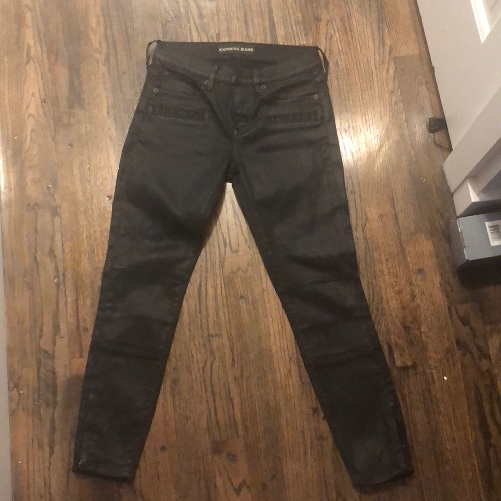 Express Midrise Moto Jeans 0s